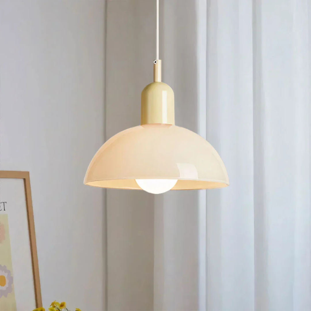 Stijlvolle Glazen Hanglamp met Levendig Design - Elegant en Tijdloos