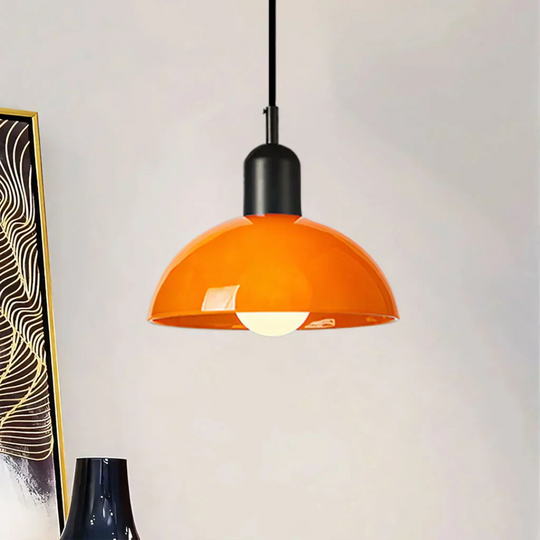 Stijlvolle Glazen Hanglamp met Levendig Design - Elegant en Tijdloos