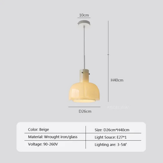 Transparante Hanglamp – Middeleeuwse charme met helder glas