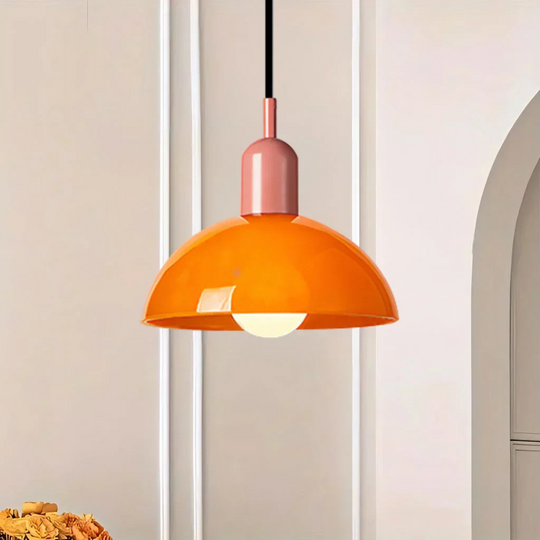 Stijlvolle Glazen Hanglamp met Levendig Design - Elegant en Tijdloos