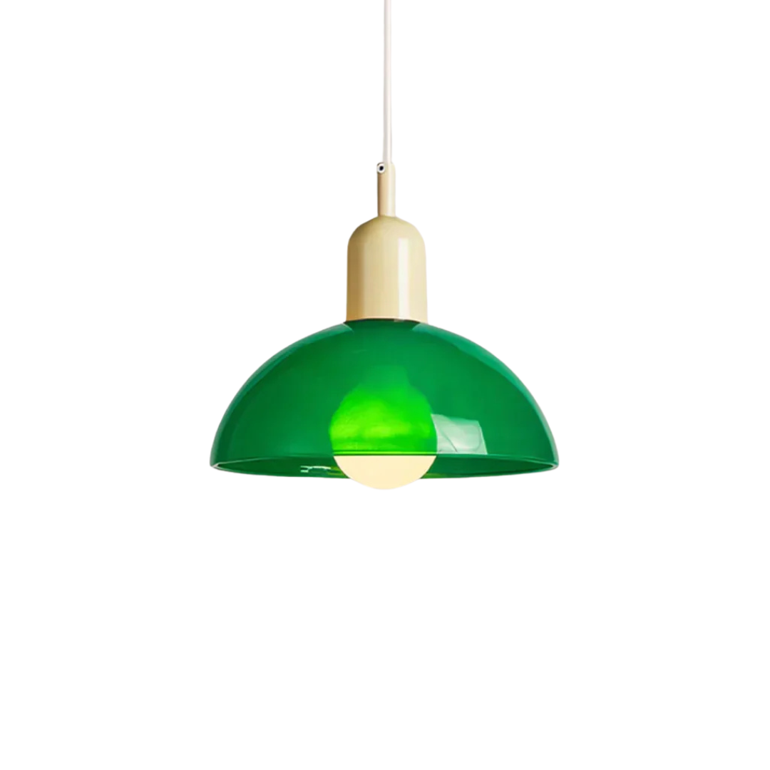 Stijlvolle Glazen Hanglamp met Levendig Design - Elegant en Tijdloos