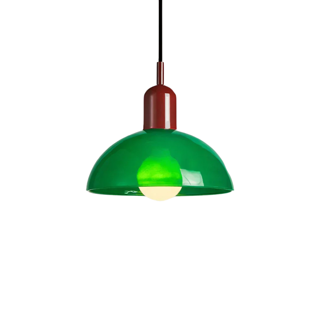 Stijlvolle Glazen Hanglamp met Levendig Design - Elegant en Tijdloos