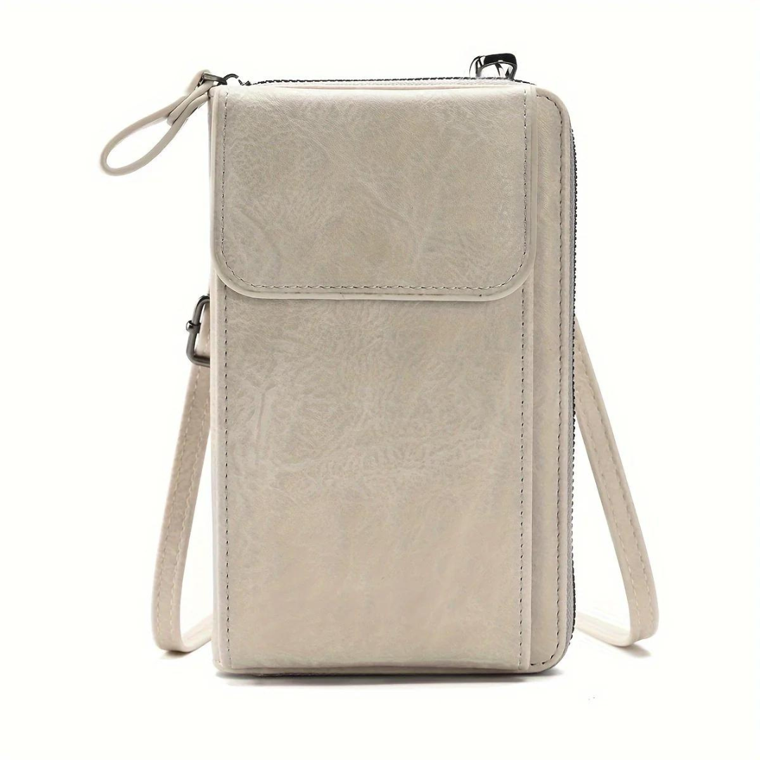 Retro Mini Crossbody Bag met Duurzaam Design en Verstelbare Band