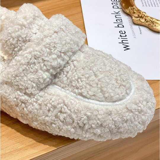 Gezellige Fluffy Moccasins - Zacht, Warm, Perfect voor Thuis