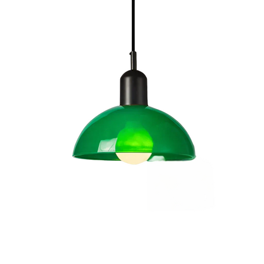 Stijlvolle Glazen Hanglamp met Levendig Design - Elegant en Tijdloos