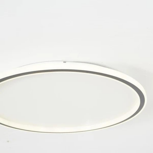 Moderne Ronde LED Plafondlamp van Metaal en Acryl voor Woonkamer