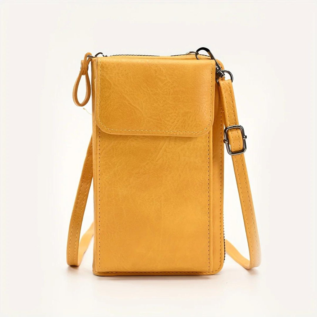 Retro Mini Crossbody Bag met Duurzaam Design en Verstelbare Band