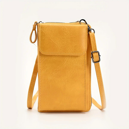 Retro Mini Crossbody Bag met Duurzaam Design en Verstelbare Band