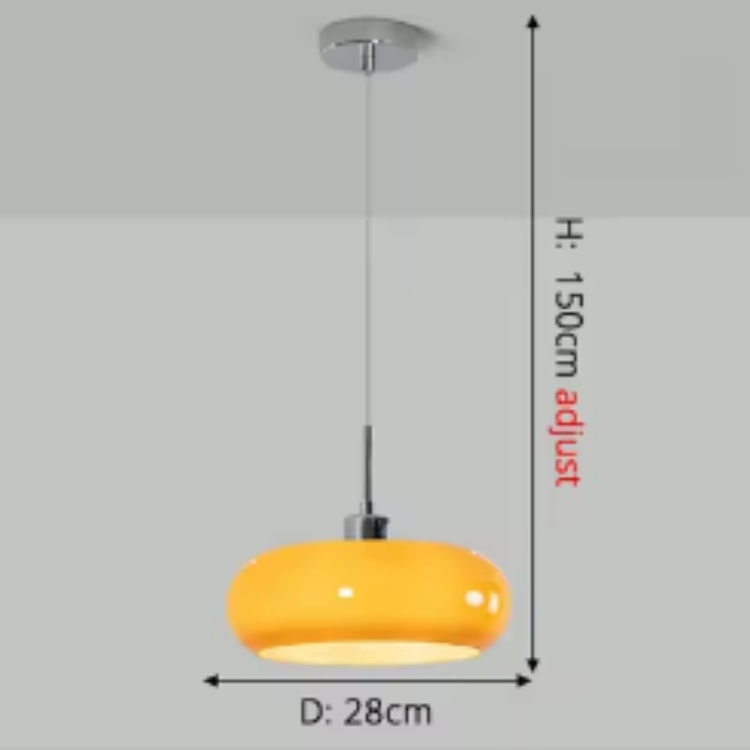 Moderne Hanglamp met Glazen Kap – Dimbaar en Stijlvol Ontwerp