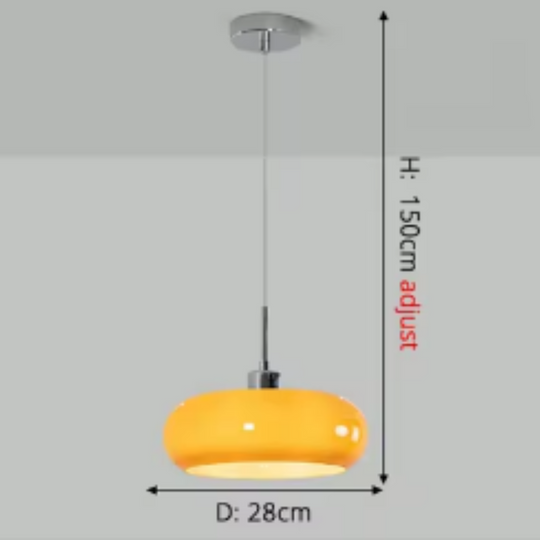 Moderne Hanglamp met Glazen Kap – Dimbaar en Stijlvol Ontwerp