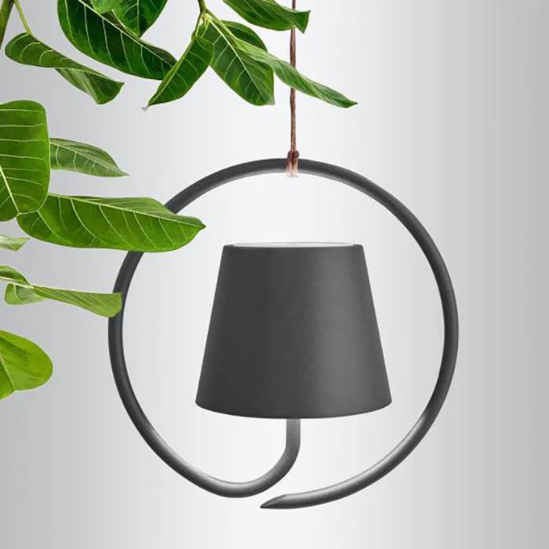 Oplaadbare LED hanglamp met minimalistisch design voor binnen en buiten