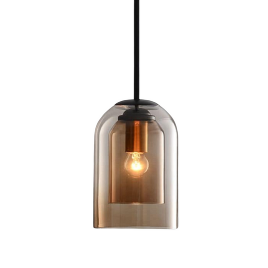 Moderne Hanglampen van Dubbel Glas voor Woonkamer