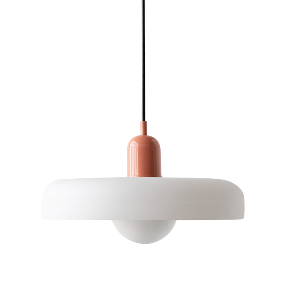 Voss' - Bauhaus Hanglamp - Gekleurd glas en modern design