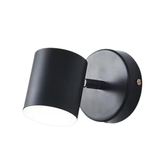 Minimalistische wandlamp van ijzer met LED-verlichting