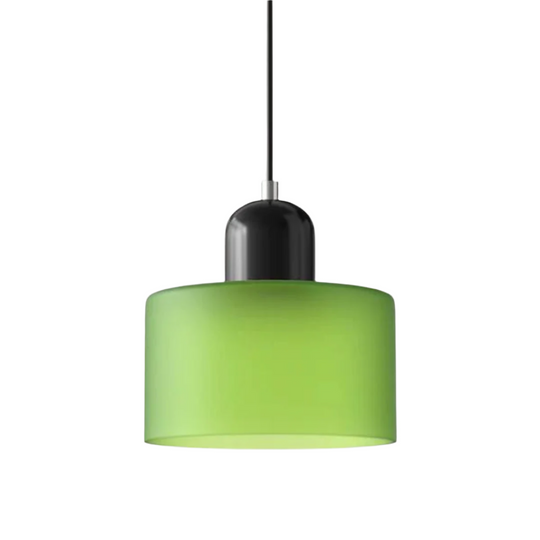 Moderne cilinder glazen hanglamp met orb-ontwerp