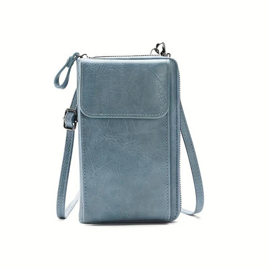 Retro Mini Crossbody Bag met Duurzaam Design en Verstelbare Band