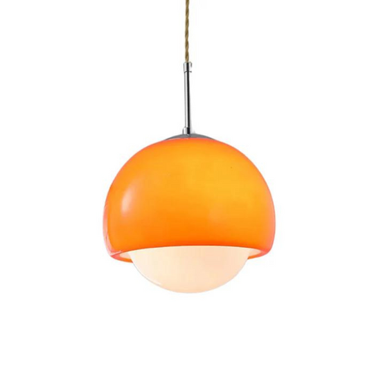 Glazen hanglamp met modern design - Scandinavische stijl, artistieke flair