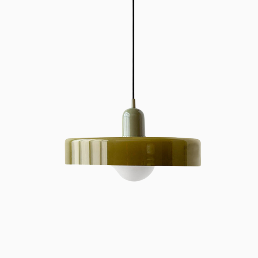 Voss' - Bauhaus Hanglamp - Gekleurd glas en modern design