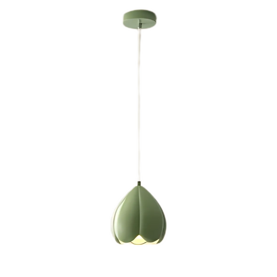 Hanglamp in Franse stijl - Crèmekleurig glas met rustieke charme