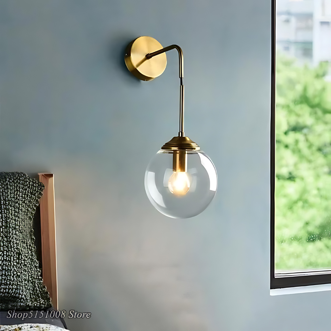 Moderne Wandlamp van Glas met Minimalistisch Design