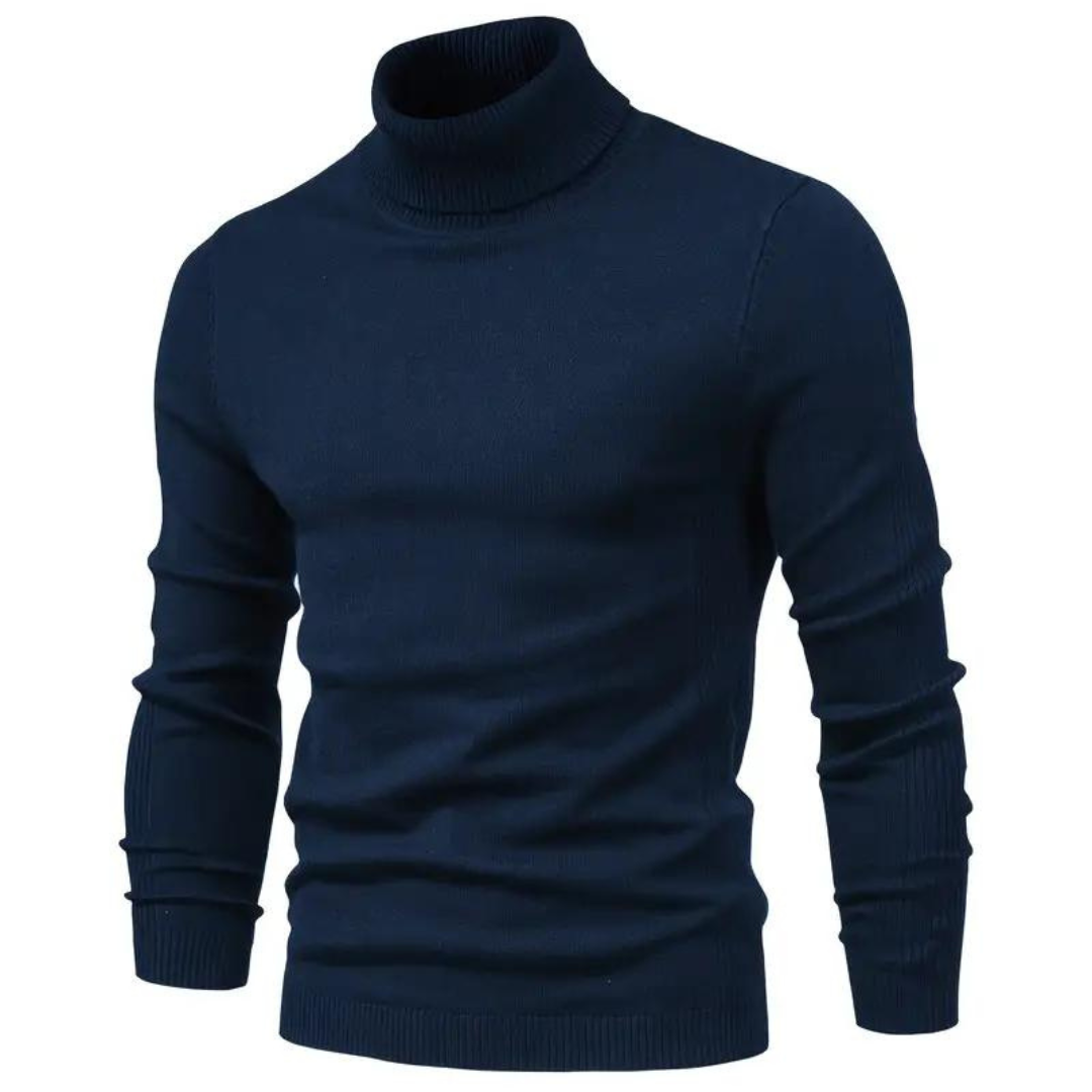 Casual heren pullover met colkraag – Warm en stijlvol ontwerp