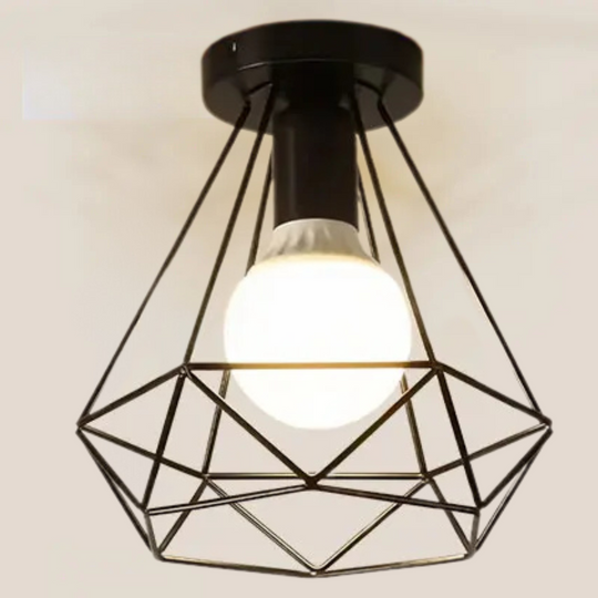 Retro Plafondlamp - Vintage Design met E27 Fitting