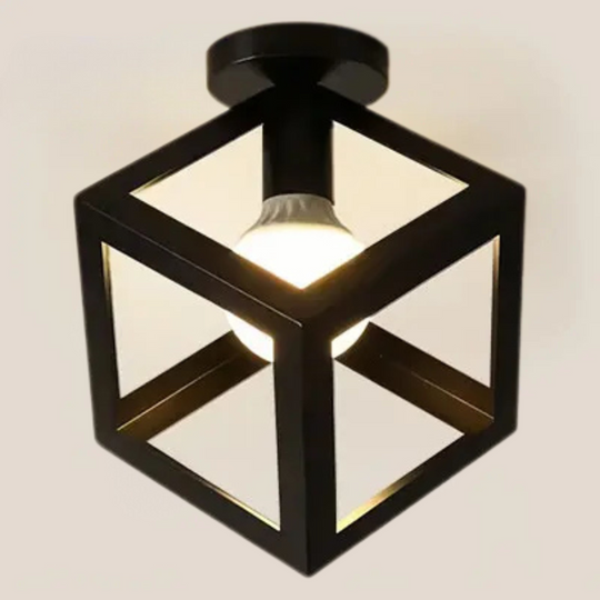 Retro Plafondlamp - Vintage Design met E27 Fitting