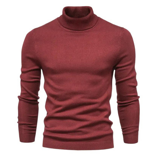 Casual heren pullover met colkraag – Warm en stijlvol ontwerp