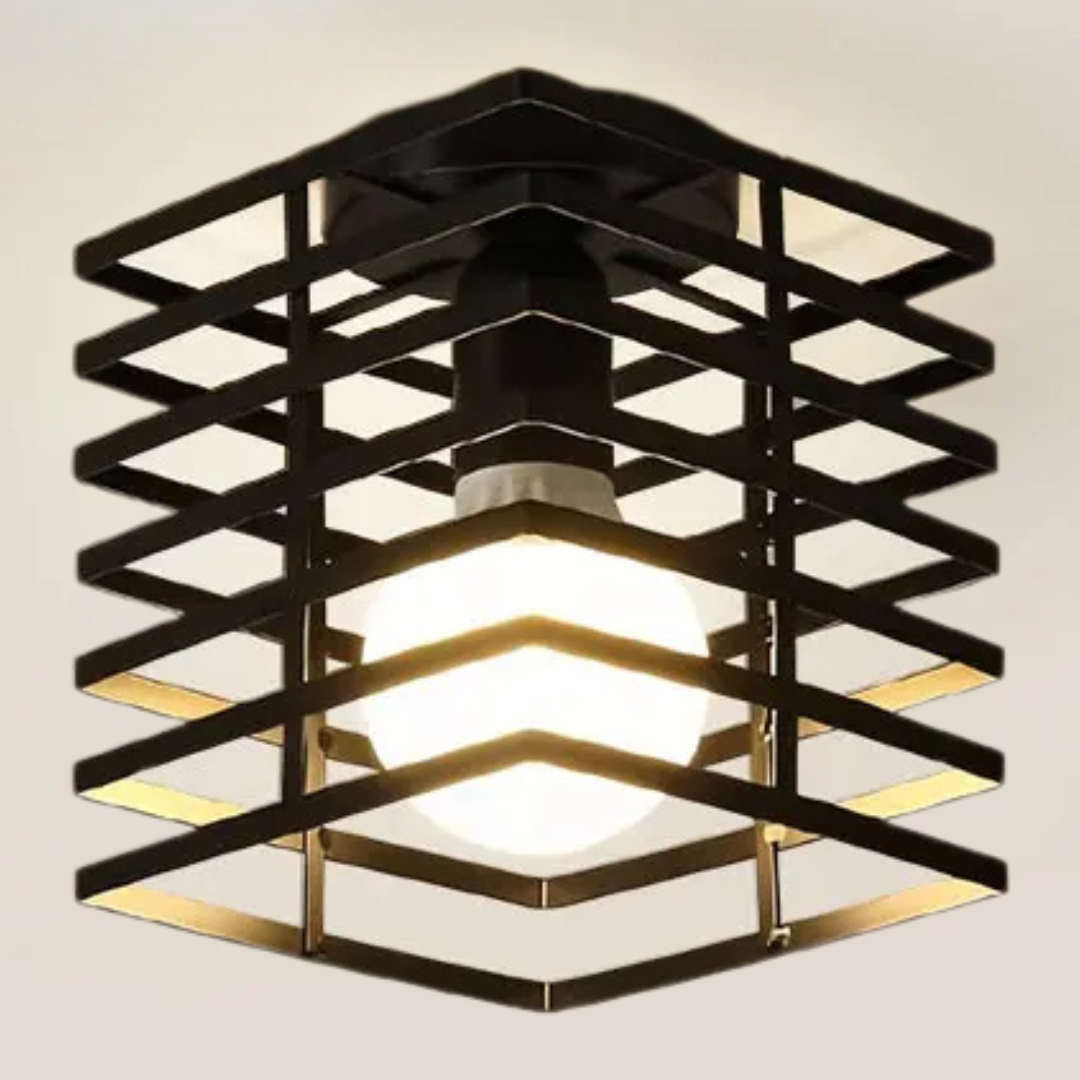 Retro Plafondlamp - Vintage Design met E27 Fitting