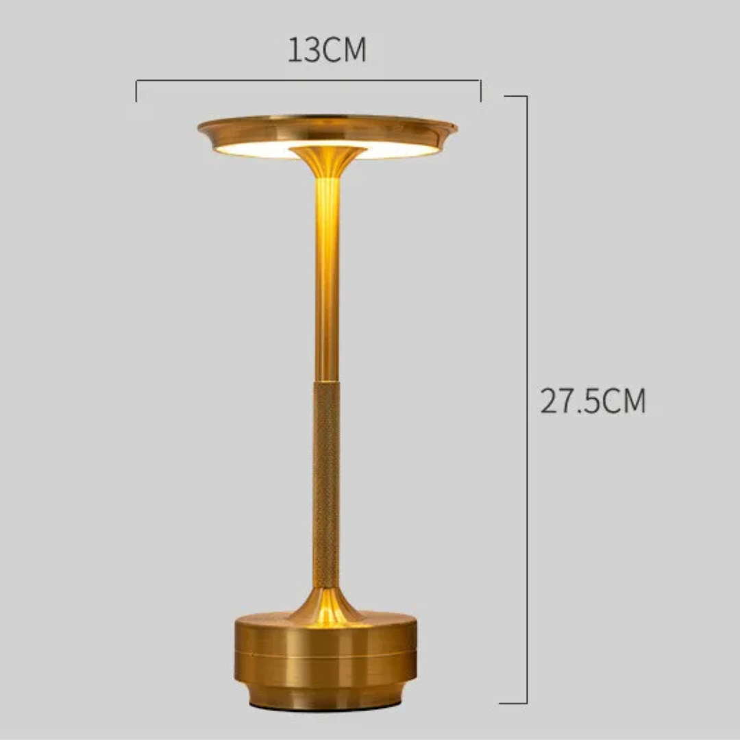 Draadloze tafellamp met oplaadbare batterij en dimbare LED-verlichting