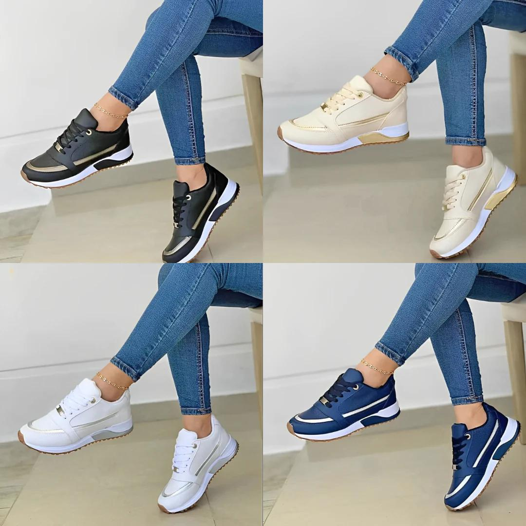 Elegante Dames Sneakers met Comfortabele Pasvorm en Goede Ondersteuning