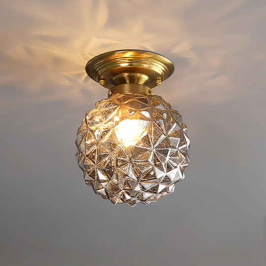 Plafondlamp glazen bol - Modern design met heldere verlichting