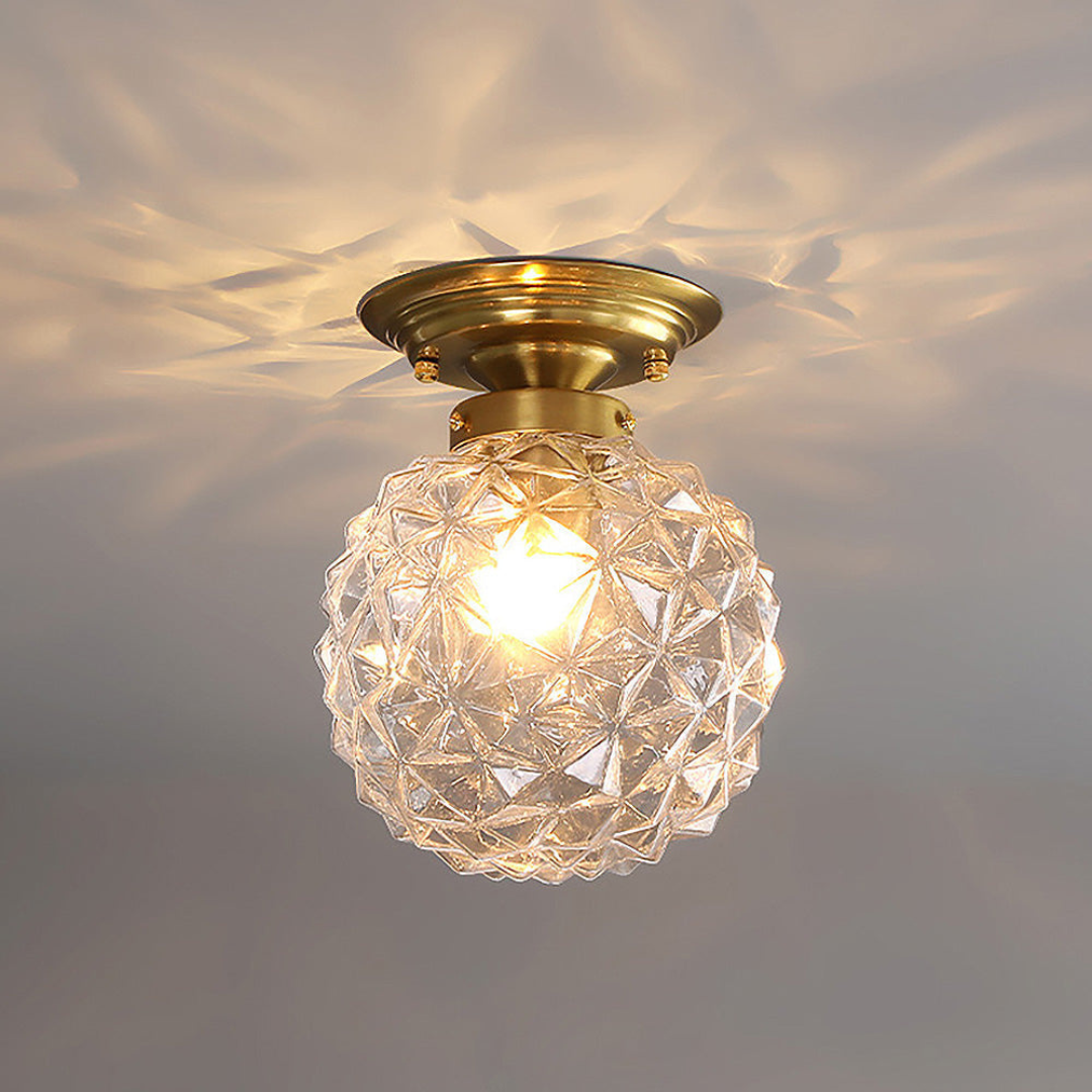 Plafondlamp glazen bol - Modern design met heldere verlichting