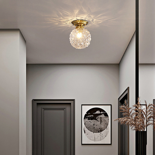 Plafondlamp glazen bol - Modern design met heldere verlichting