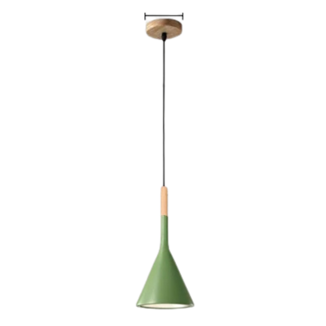 Elegante driehoekige hanglampen met modern design en warme verlichting