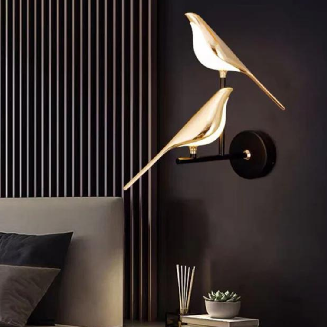 Moderne wandlamp met vogels - Elegant en energiezuinig ontwerp