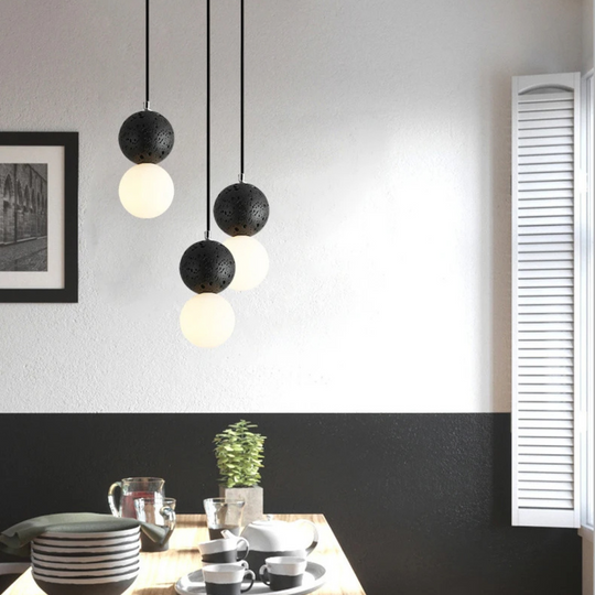 Moderne LED Hanglamp – Elegant Ontwerp in Glas voor Eettafel en Woonkamer