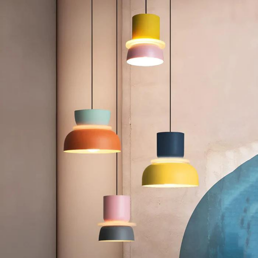 Kleurrijke LED hanglamp met elegant design - Moderne stijl, energiezuinig