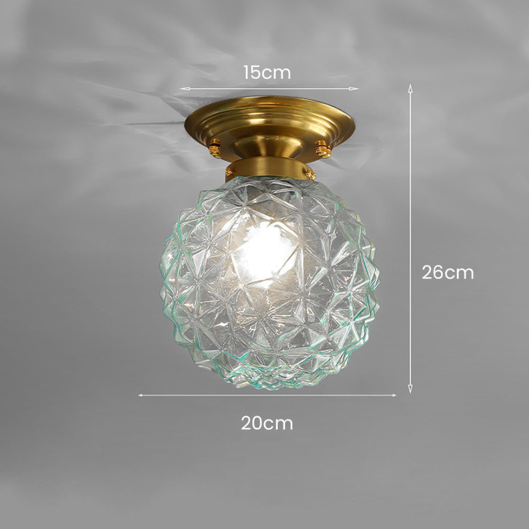 Plafondlamp glazen bol - Modern design met heldere verlichting