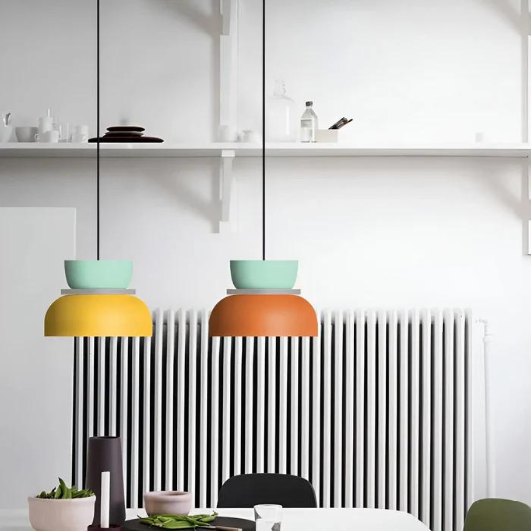 Kleurrijke LED hanglamp met elegant design - Moderne stijl, energiezuinig