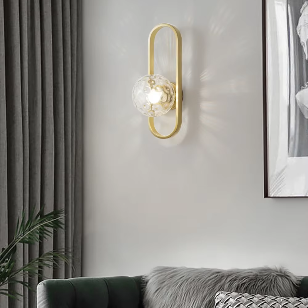 Moderne Wandlamp met Glazen Design - Elegant en Sfeervol