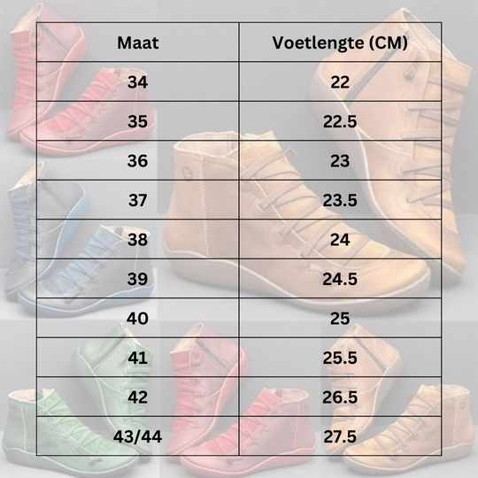 Comfortabele enkellaarzen met stijlvol design en extra ondersteuning