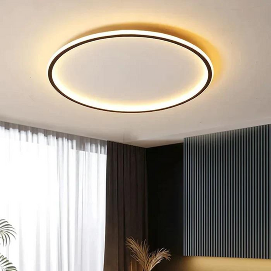 Ronde LED plafondlamp met Scandinavisch design en gelijkmatige verlichting