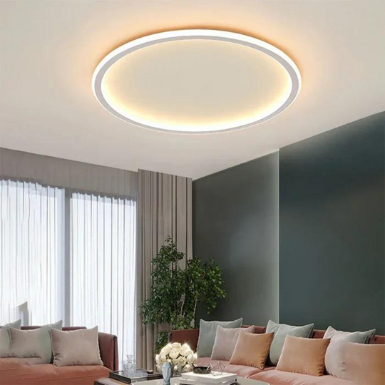 Ronde LED plafondlamp met Scandinavisch design en gelijkmatige verlichting