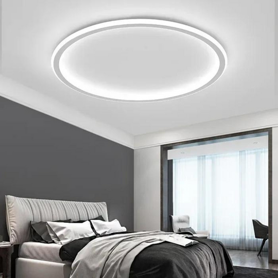 Ronde LED plafondlamp met Scandinavisch design en gelijkmatige verlichting