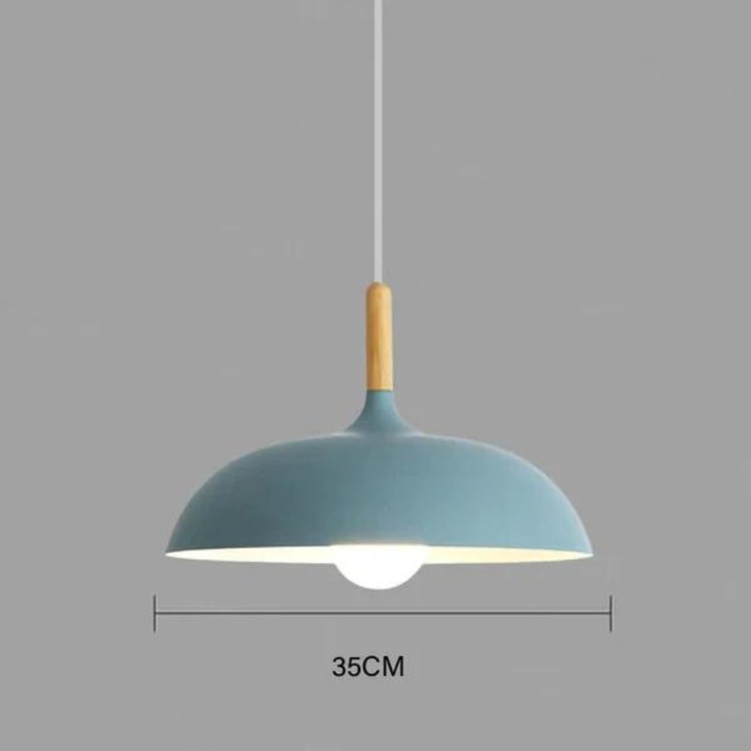 Scandinavische plafondlamp van eikenhout - Modern en Energiezuinig