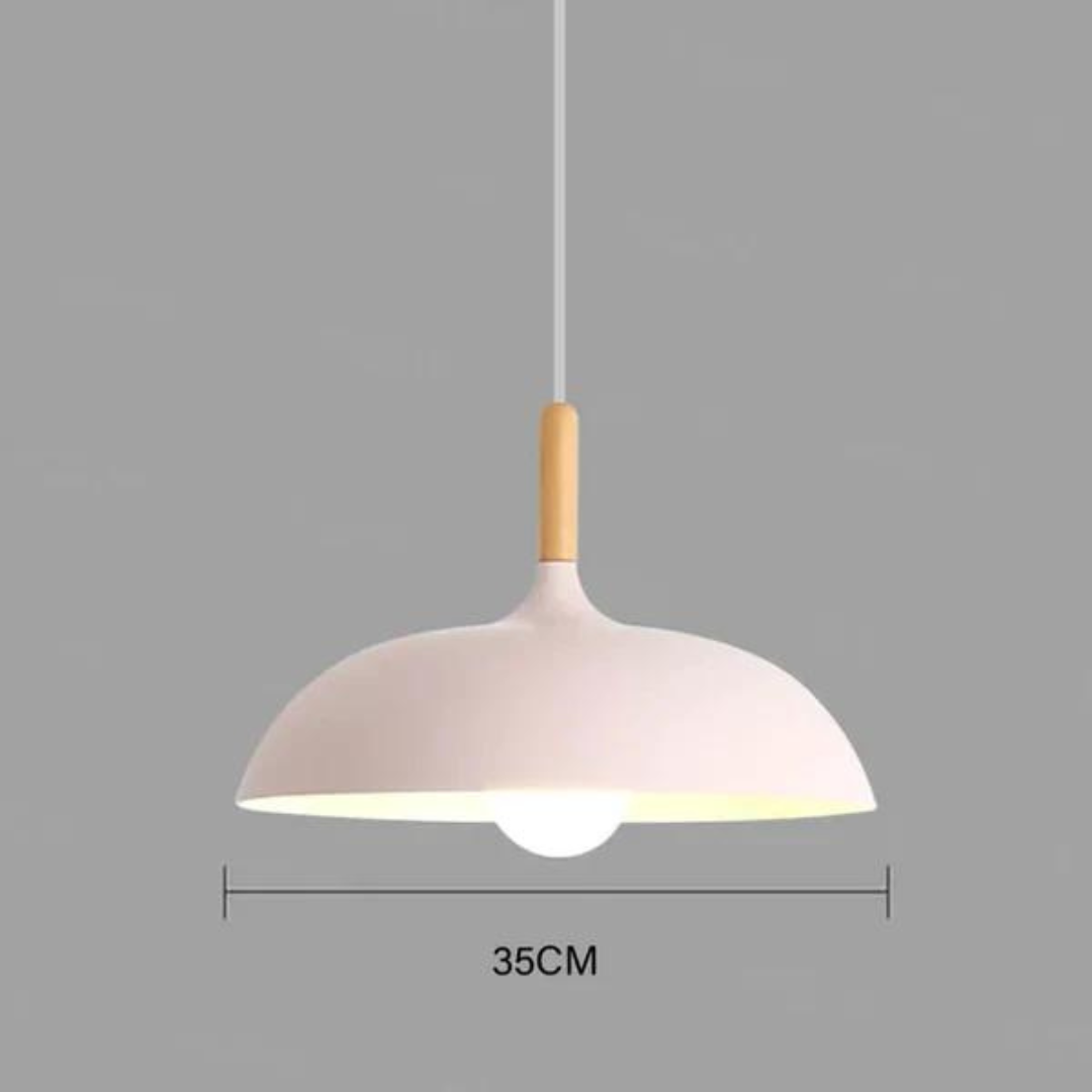 Scandinavische plafondlamp van eikenhout - Modern en Energiezuinig