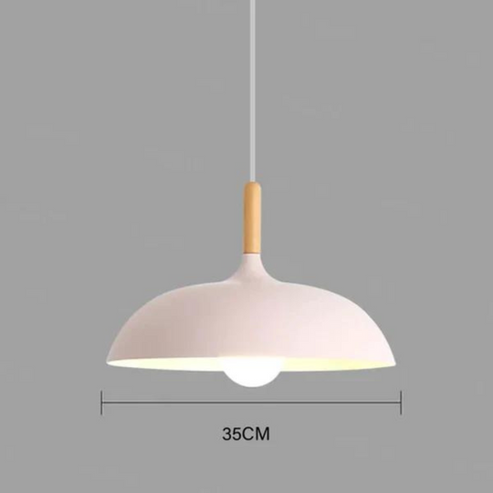 Scandinavische plafondlamp van eikenhout - Modern en Energiezuinig