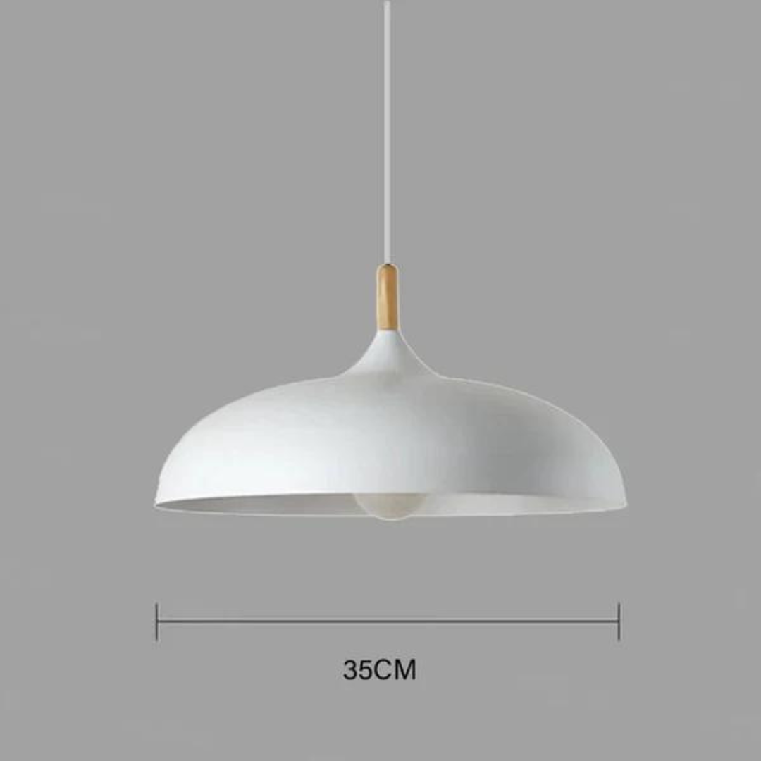 Scandinavische plafondlamp van eikenhout - Modern en Energiezuinig