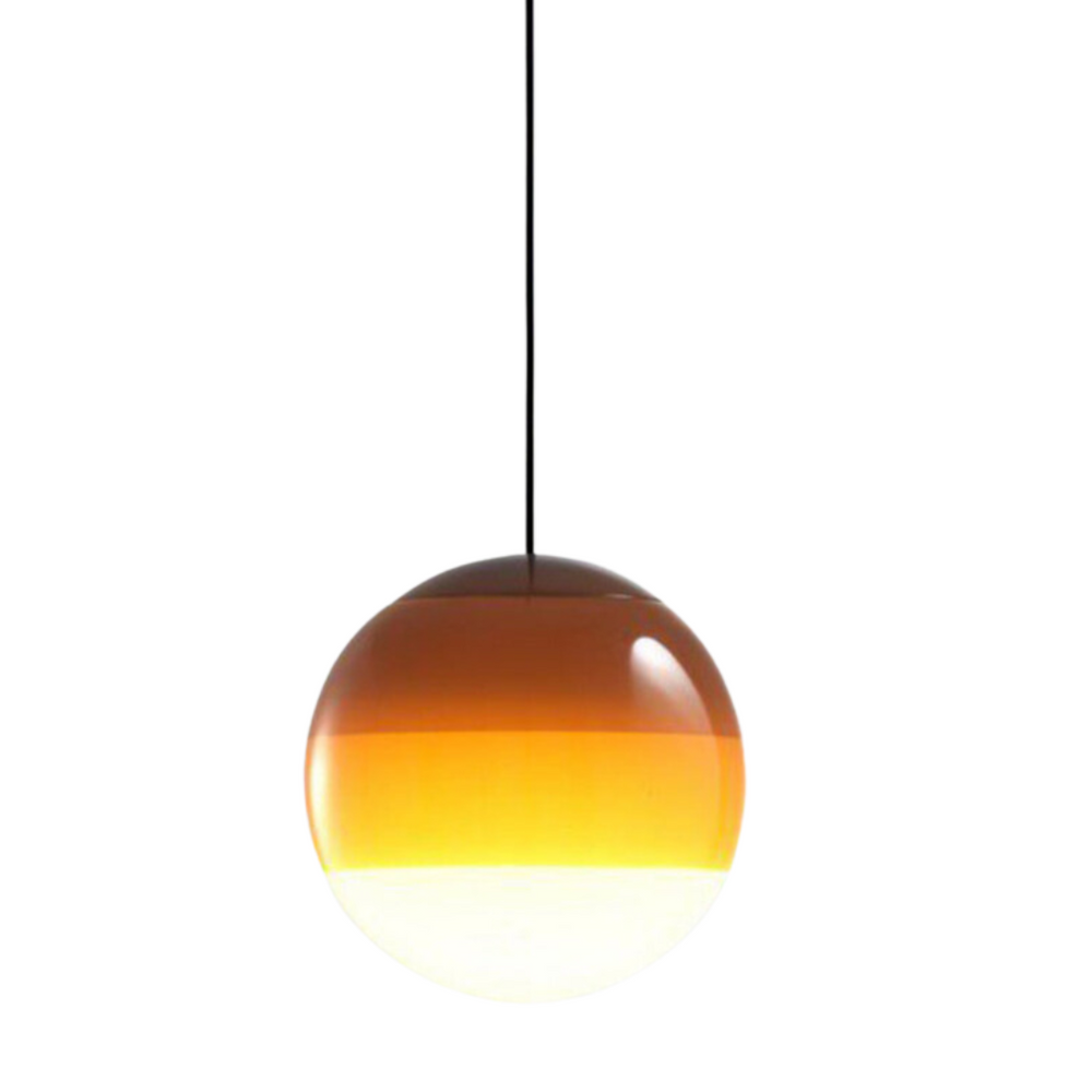 Moderne Glazen Bollen Hanglamp met Kleurverloop